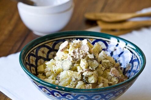 resep salad sambil mengikuti diet protein