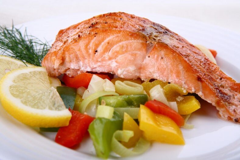 ikan dengan sayuran untuk menurunkan berat badan